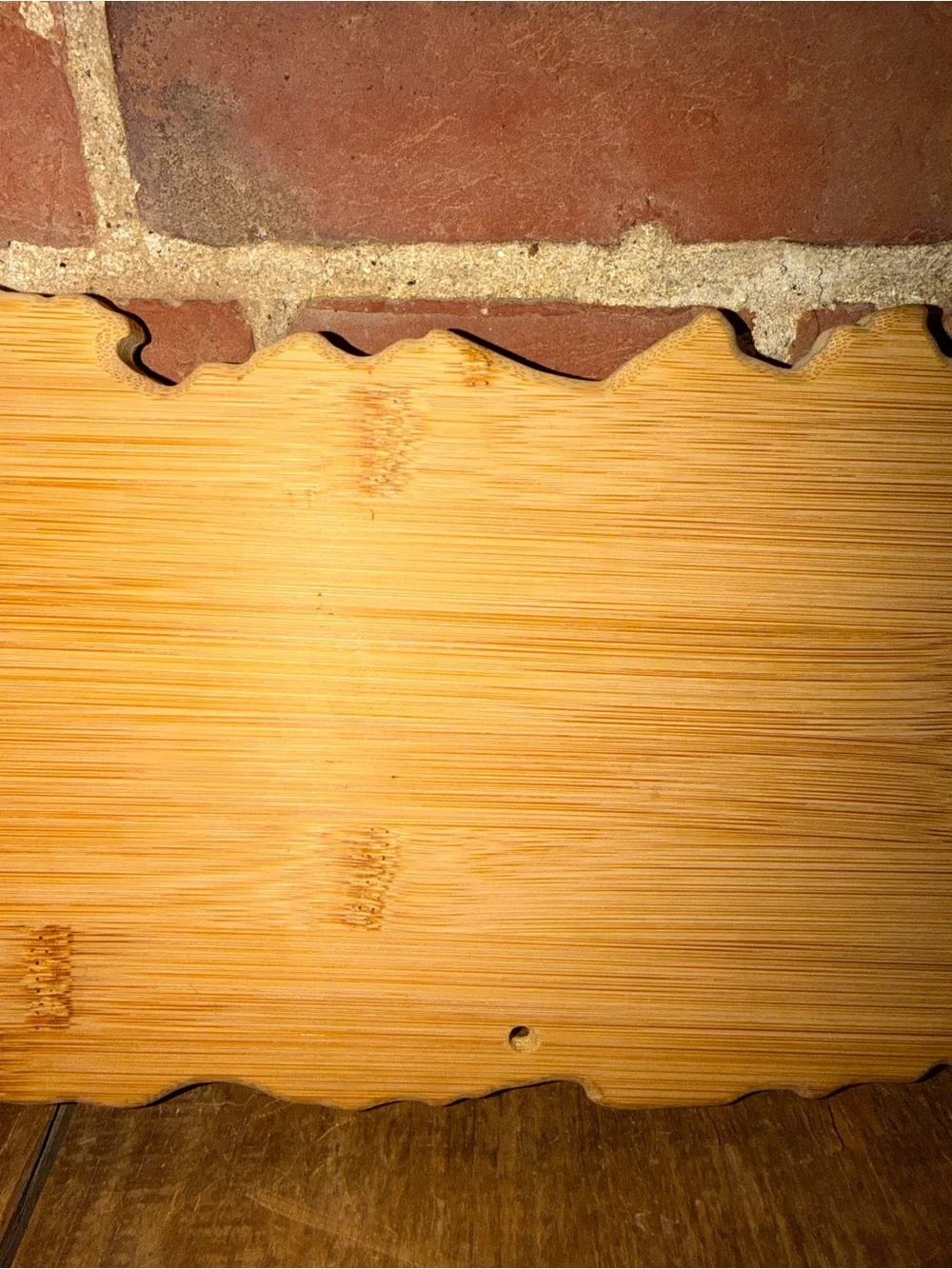 Totally Bamboo Puerto Rico Shaped Cutting Board Charcuterie Serving Tray